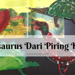 DIY, craft, dinosaurus, piring kertas, kegiatan anak