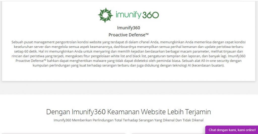 keamanan imunify360 hoster