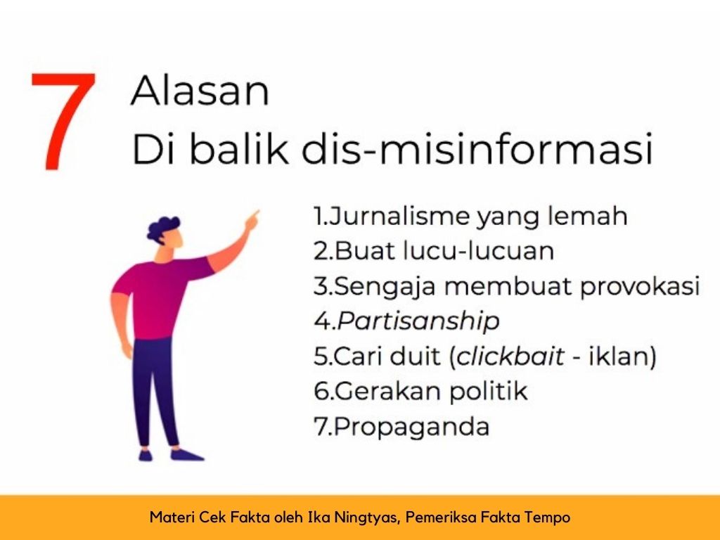 alasan disinformasi