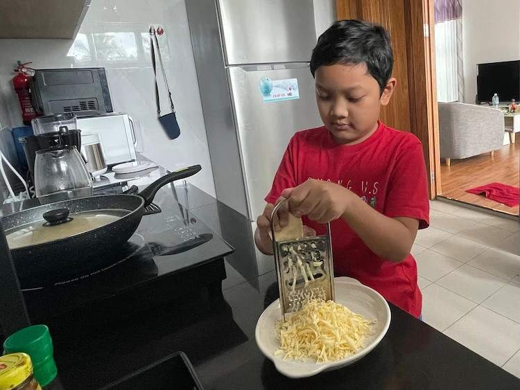 manfaat masak bersama anak